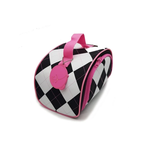 Hallmark Argyle Lunch Box, White and Black - هولمارك - Image 4