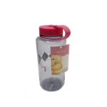 Hallmark Argyle Water Bottle, White and Black - هولمارك
