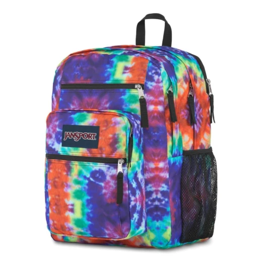 JanSport Big Student, Red/Multi Hippie Days - جان سبورت - Image 3