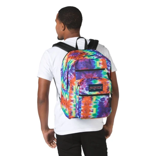 JanSport Big Student, Red/Multi Hippie Days - جان سبورت - Image 2