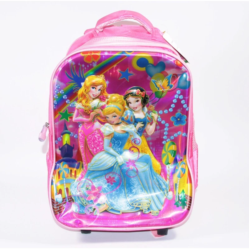 Rolling School Backpack, Disney Princesses, 43 cm