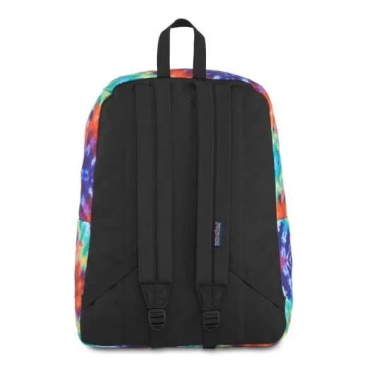 JanSport Superbreak Backpack, Red/Multi Hippie Days - جان سبورت - Image 4