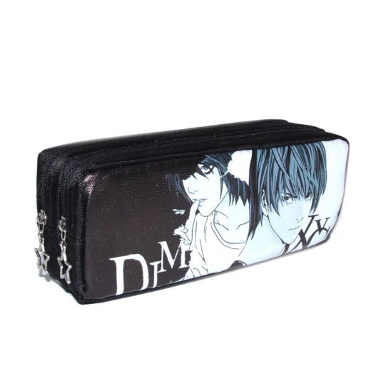 Rectangle Anime Pencil Case, Black - Image 2