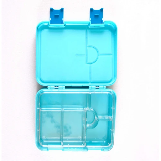 GenioWorld Bento Lunch Box 6 Compatment- Blue - جنيو ورلد - Image 4