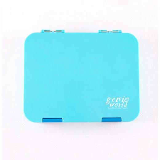 GenioWorld Bento Lunch Box 6 Compatment- Blue - جنيو ورلد - Image 6