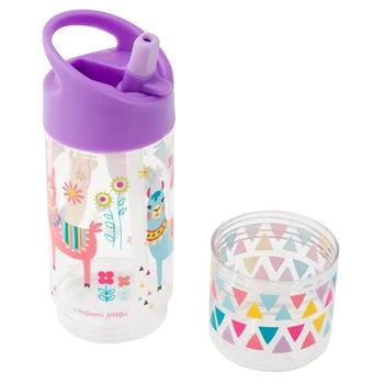Stephen Joseph Flip Top Bottles With Snack Container - Llam - ستيفن جوزيف - Image 2