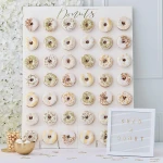 Ginger Ray GO133 Large Wedding Donuts Wall Decor - Gold - جينجر راي