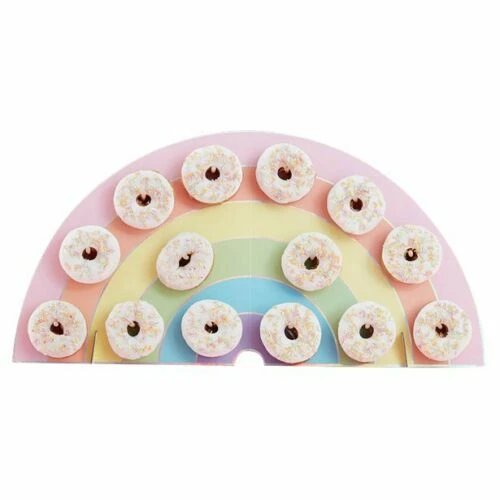 Ginger Ray Rainbow Donut Wall Doughnut Party Wedding favor Display Treat Stand Decorate - جينجر راي - Image 2