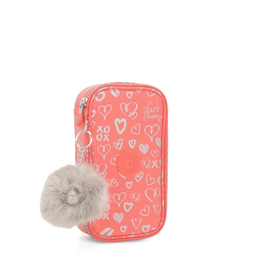 Kipling 50 Pens Hearty Pink Met - كيبلينج - Image 5