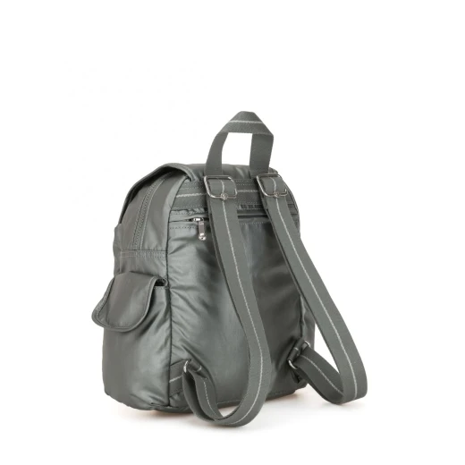 Kipling City Pack Mini Metallic Stony - كيبلينج - Image 4