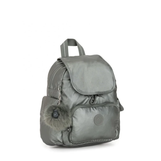 Kipling City Pack Mini Metallic Stony - كيبلينج - Image 3