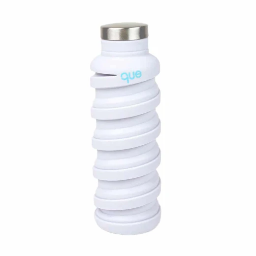 Que Collapsible Water Bottle, Glacier White, 355 ml - كيو - Image 2