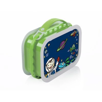 Yubo Deluxe Lunchbox-Color: Green-Space - يوبو
