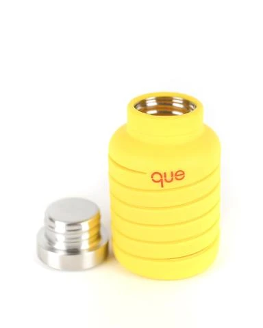 Que Collapsible Water Bottle, Citrus Yellow, 590 ml - كيو - Image 3