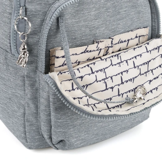 Kipling Clas Seoul S Cool Denim - كيبلينج - Image 6