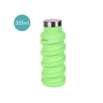Que Collapsible Water Bottle, Key Lime Green, 355 ml - كيو