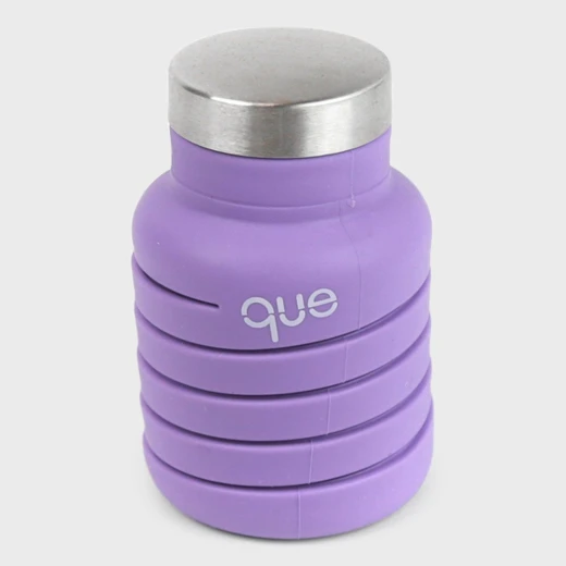 Que Collapsible Water Bottle, Violet Purple, 355 ml - كيو - Image 3
