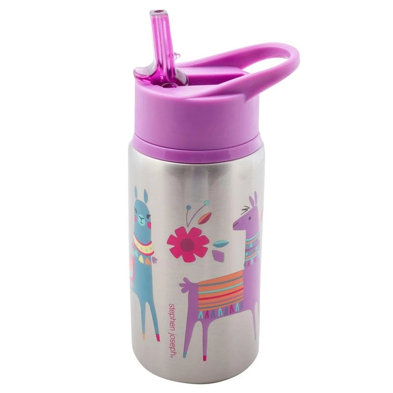 Stephen Joseph Stainless Steel Water Bottles Llama - ستيفن جوزيف