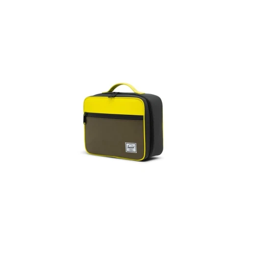 Herschel Pop Quiz Lunch Box  Color: Sulfur Rfl/Oliv - هيرشل - Image 4