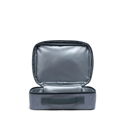 Herschel Pop Quiz Lunch Box  Color: Mid Grey/Medivl - هيرشل - Image 3