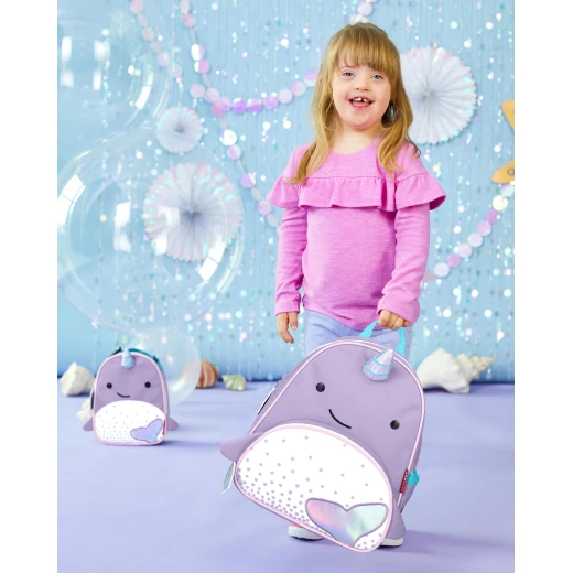 Skip Hop Zoo Little Kid Backpack, Narwhal - Skip Hop - Image 4