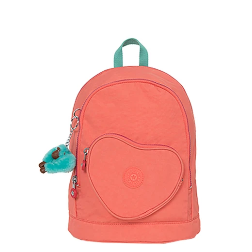 Kipling Heart BackPack Peachy Pink C