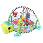 3 in 1 Baby Play Mat with Ball Pool, Turtle