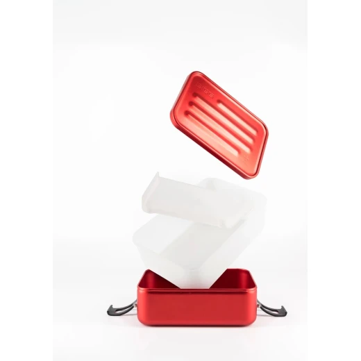 SIGG Metal Box Plus Large, Red - سيغ - Image 2