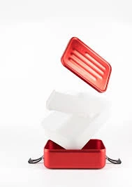 SIGG Metal Box Plus Small, Red - سيغ - Image 2