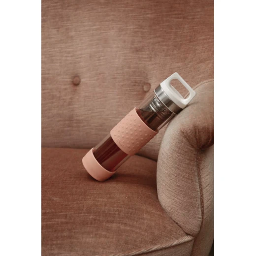 SIGG Thermo Flask Hot & Cold Glass Shy Pink Bottle 0.4 L - سيغ - Image 2