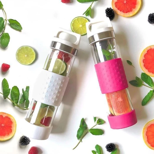 SIGG Thermo Flask Hot & Cold Glass Berry Bottle 0.4 L - سيغ - Image 2