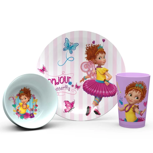 Zak Designs Fancy Nancy Plate,Bowl and Tumbler 3 pcs WindowBox Zak Designs Fancy Nancy Plate,Bowl and Tumbler 3 pcs WindowBox