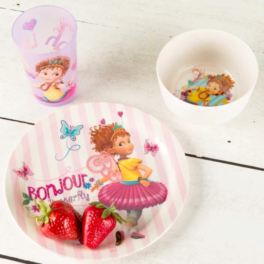 Zak Designs Fancy Nancy Plate,Bowl and Tumbler 3 pcs WindowBox - زاك ديزاينز - Image 3
