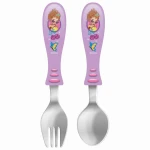 Zak Designs Fancy Nancy Easy Grip Flatware 2 pcs - زاك ديزاينز