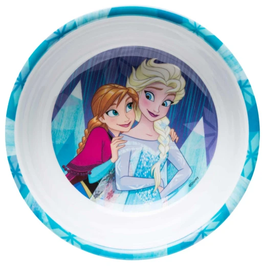 Zak Designs Frozen Girl 5.5 Inch Melamine Bowl With Rim Zak Designs Frozen Girl 5.5 Inch Melamine Bowl With Rim