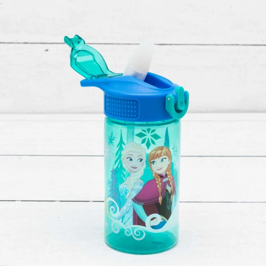 Zak Designs Frozen Girl 16 oz PP Park Straw Bottle Zak Designs Frozen Girl 16 oz PP Park Straw Bottle