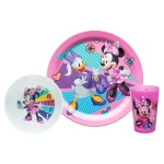 Zak Designs Minnies Happy Helpers Plate, Bowl and Tumbler 3 pcs WindowBox - زاك ديزاينز