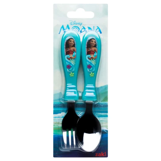 Zak Designs Moana Easy Grip Flatware 2 pcs Zak Designs Moana Easy Grip Flatware 2 pcs