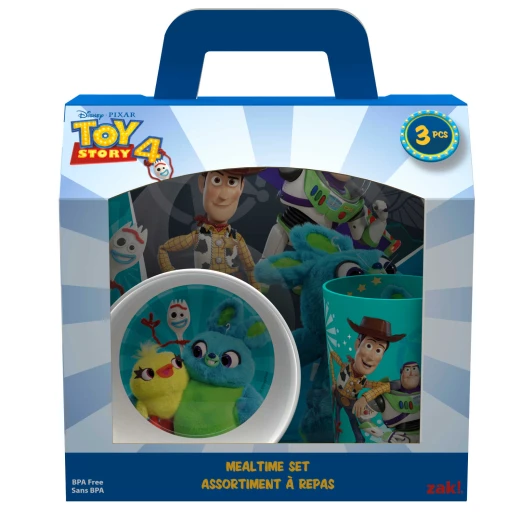 Zak Designs Toy Story 4 Plate, Bowl and Tumbler 3 pcs Window Box - زاك ديزاينز - Image 2