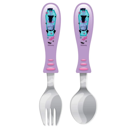 Zak Designs Vampirina Easy Grip Flatware 2pc Zak Designs Vampirina Easy Grip Flatware 2pc