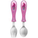 Zak Designs Trolls Movie Easy Grip Flatware 2pc - زاك ديزاينز