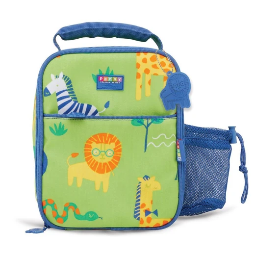 Penny Bento Cooler Bag with Pocket - Wild Life Penny Bento Cooler Bag with Pocket - Wild Life