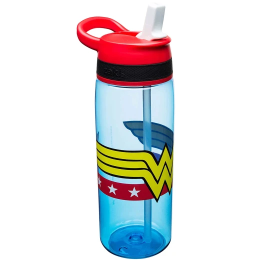 Zak Designs DC Comics Water Bottles, Tritan Straw, Wonder Woman - زاك ديزاينز - Image 4