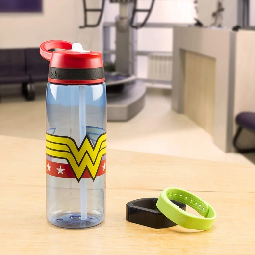 Zak Designs DC Comics Water Bottles, Tritan Straw, Wonder Woman - زاك ديزاينز - Image 5