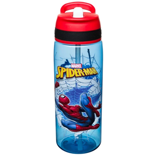 Zak Designs SpiderMan Classic 25 oz Tritan Union Straw Bottle Zak Designs SpiderMan Classic 25 oz Tritan Union Straw Bottle