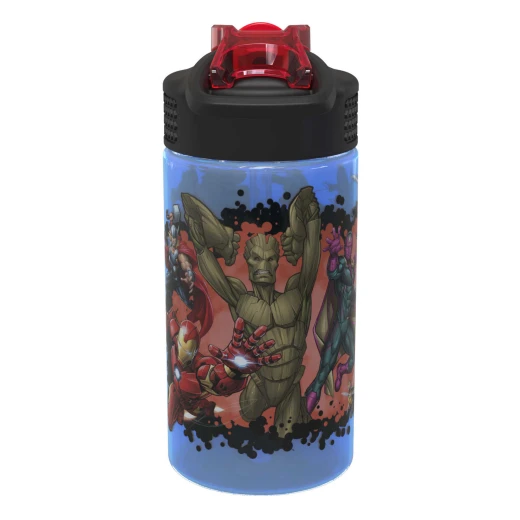 Zak Designs Marvel Universe 16 OZ pp Park Straw Bottle - زاك ديزاينز - Image 2