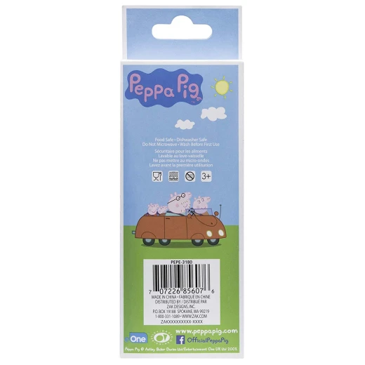 Zak Peppa Pig 2 pieces Flatware Set for Kids - زاك ديزاينز - Image 2