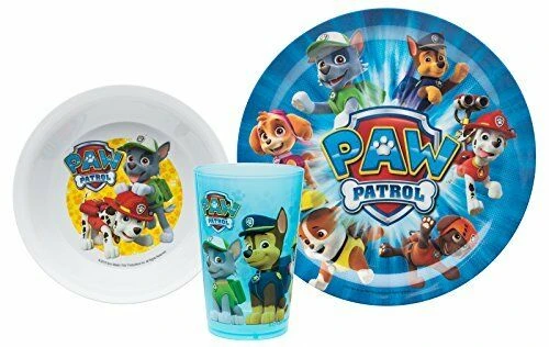 ak! Designs Paw Patrol Chase & Skye Melamine Plates ak! Designs Paw Patrol Chase & Skye Melamine Plates