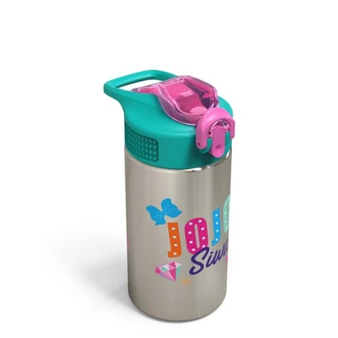 Zak JoJo Siwa 15.5oz Stainless Steel Water Bottle Green/Pink - زاك ديزاينز - Image 3
