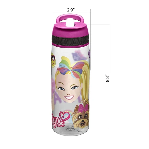Zak Jojo Siwa Pink 25oz Tritan Union Straw Bottle - زاك ديزاينز - Image 4